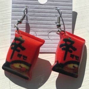 Ramen earrings